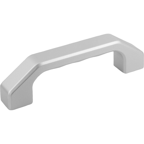 Pull Handle A=120, L=146, H=39, Form:A, Aluminum Natural Anodized, D=M06